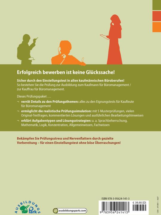 Produktbild Der Einstellungstest / Eignungstest zur Ausbildung zum Kaufmann / zur Kauffrau für Büromanagement (Deutsch, Kurt Guth, Marcus Mery, 2024)