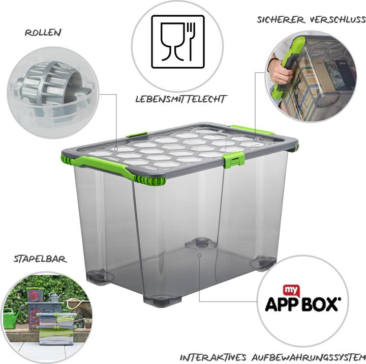 Actual product image Rotho Evo Total (59 x 39.5 x 41.5 cm, 65 l)
