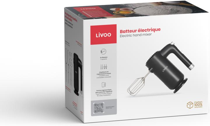Actual product image Livoo Electric hand mixer (250 W)