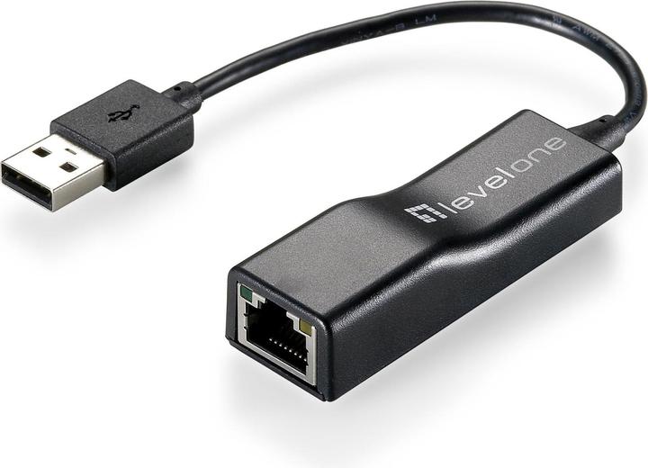 Image du produit LevelOne Adaptateur réseau USB-0301 2.0 10 (USB 2.0, RJ45 (1x))