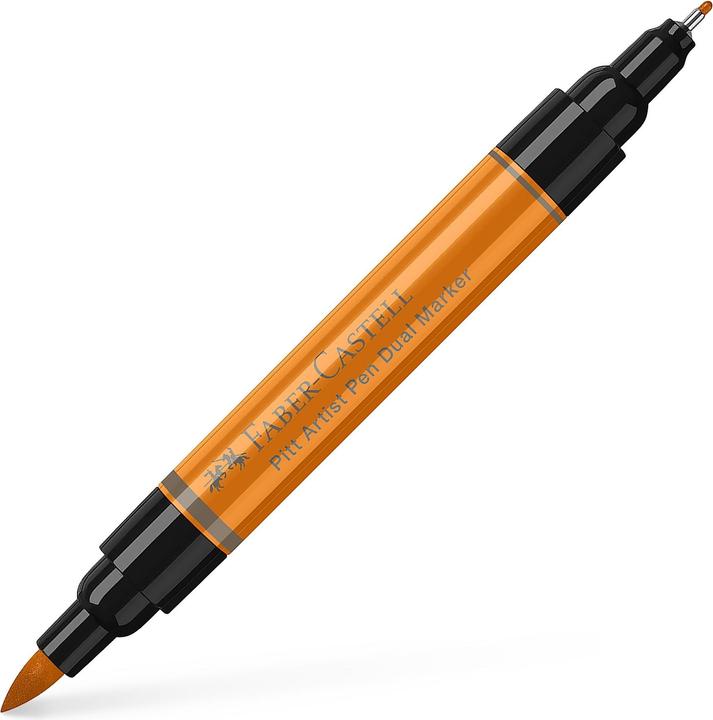 Immagine prodotto Faber-Castell Penna a inchiostro Pitt Artist Pen Dual Orange (Arancia, 1 x)