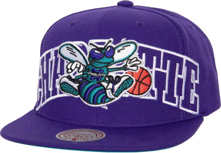 Mitchell & Ness Snapback Cap FULL FRONTAL Charlotte Hornets (One Size)