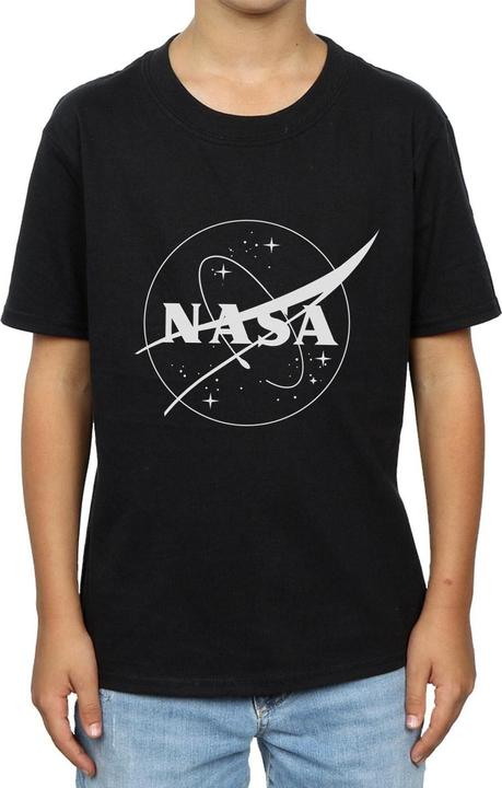 Immagine prodotto Nasa Classic Insignia Logo Monochrome Maglietta Ragazzi (152, 158)