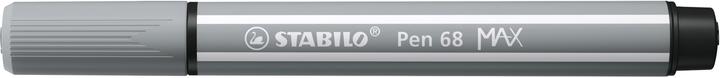 STABILO Pen 68 Max Mittelgrau (Mittelgrau, 1 x)