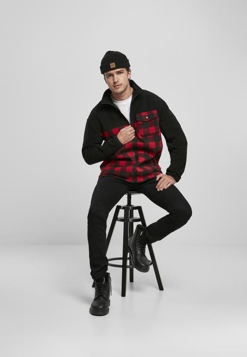 Image du produit Urban Classics Patterned Polar Fleece Track Jacket (L)