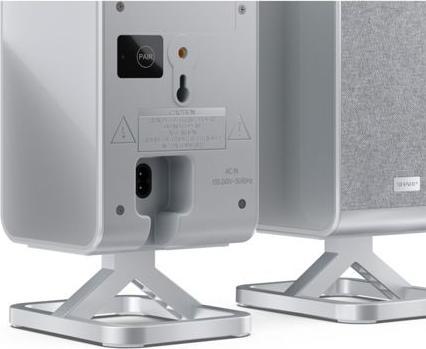 Produktbild Sharp Speakers HT-SPR52021(SL) Q Soundbar 2.0.2 Wireless Rear Surround Speakers, Silver |