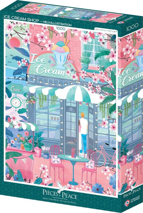 Actual product image Pieces & Peace Puzzle 1000 pieces Ice Cream Shop (1000 pieces)