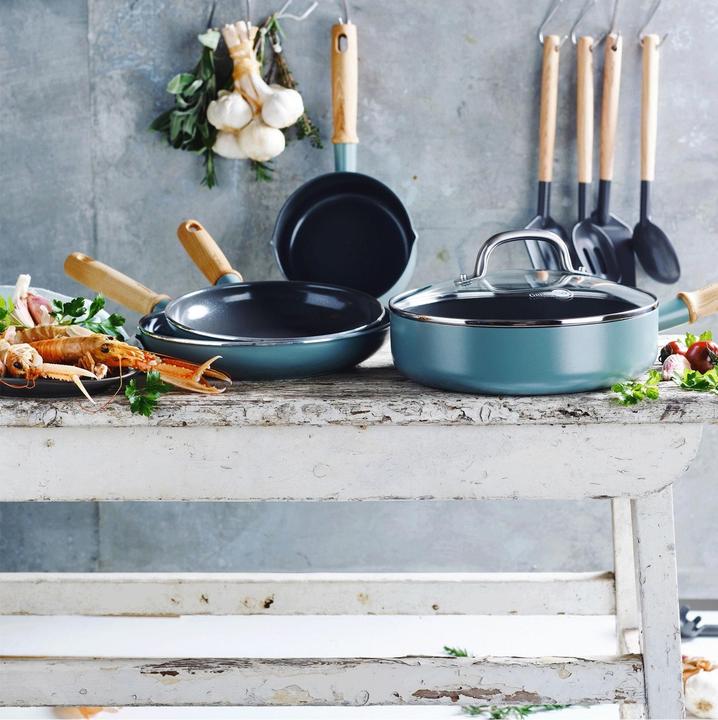 Immagine prodotto Greenpan Mayflower (28 cm, Set di pentole e padelle da cucina, Alluminio)