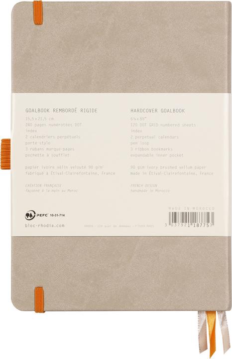 Actual product image Rhodia Notebooks and notebooks Rho (A5, Checked, Hardcover)