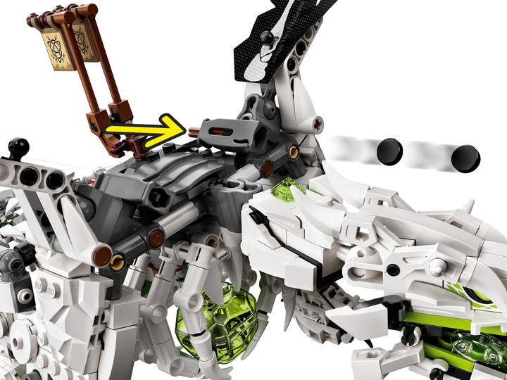 Actual product image LEGO Dragon of the Skull Mage (71721, LEGO Ninjago)