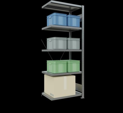 Image du produit Schulte Lagertechnik Système d'assemblage MULTIplus250 avec croisillon
