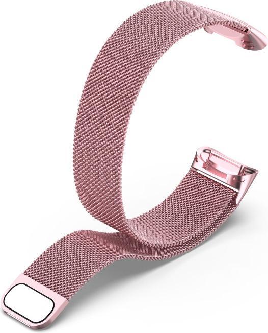 Produktbild Cover-Discount Fitbit Charge 5 - Milanese Edelstahl Armband rosa (Edelstahl)