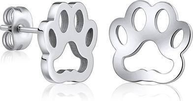 Silvego Steel Paw earrings KMM86572