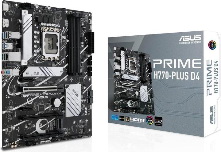 Produktbild ASUS PRIME H770-PLUS D4 (LGA 1700, Intel H770, ATX)