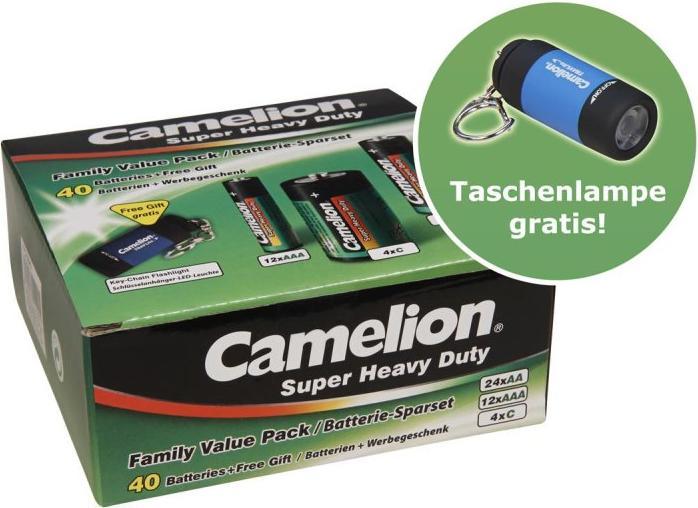 Actual product image Camelion Battery set Micro, Mignon, Ba (40 pcs., AA, AAA)
