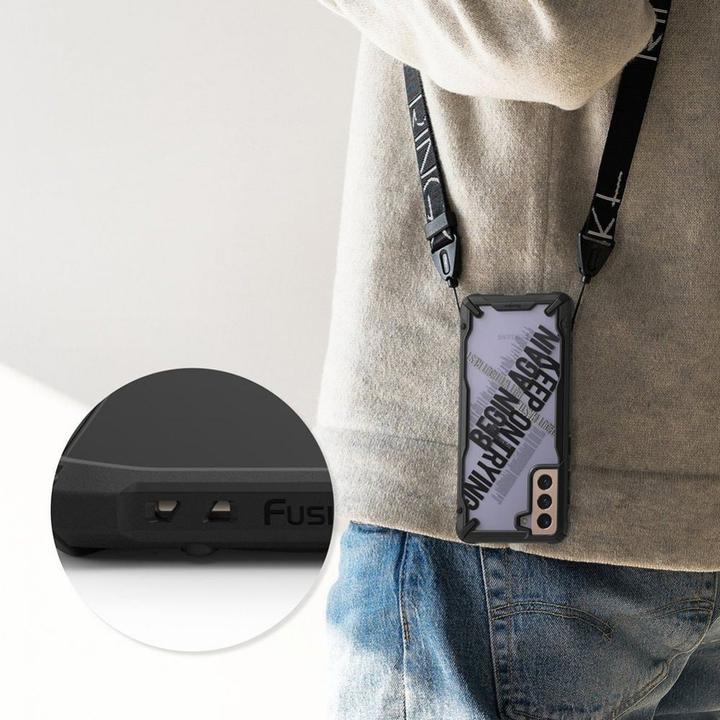 Immagine prodotto Ringke Fusion X Design Custodia in PC resistente con paraurti in TPU per Samsung Galaxy S21+ 5G (S21 Plus (Samsung Galaxy S21+)