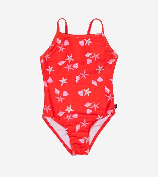 Produktbild Nabaiji Badeanzug Baby/Mädchen - Print Muscheln rot (76, 78, 80 C)