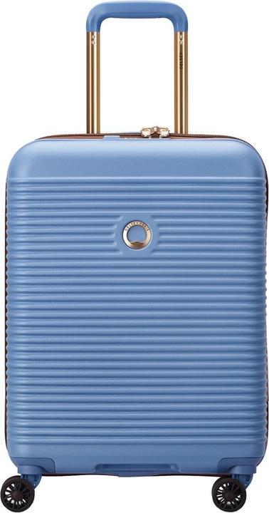 Delsey Freestyle Handgepäck Koffer 55 cm - Blau (35 l, Handgepäck (bis 50l))
