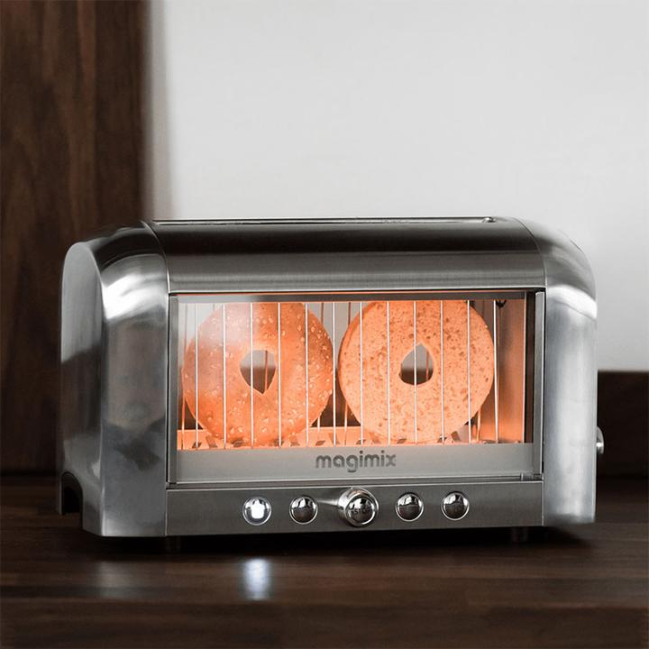 Actual product image Magimix Toaster Vision, chrome mat 22.5 x 39.5 x 18 cm - 1450 W