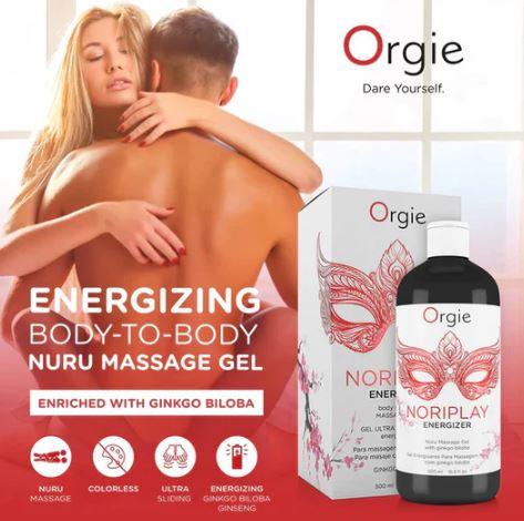 Actual product image Orgie Noriplay - Energizing Nuru Massage Gel (500 ml)