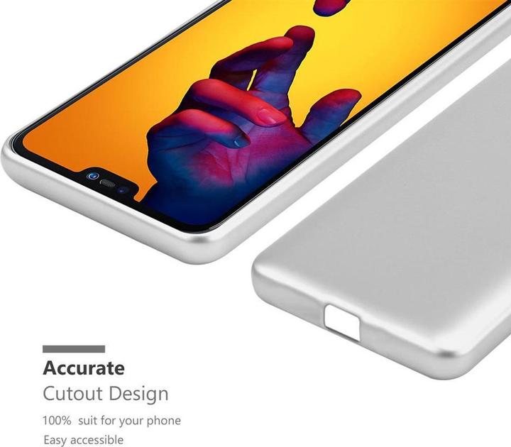 Actual product image Cadorabo TPU Matt Metallic Cover (Huawei Nova 3E)