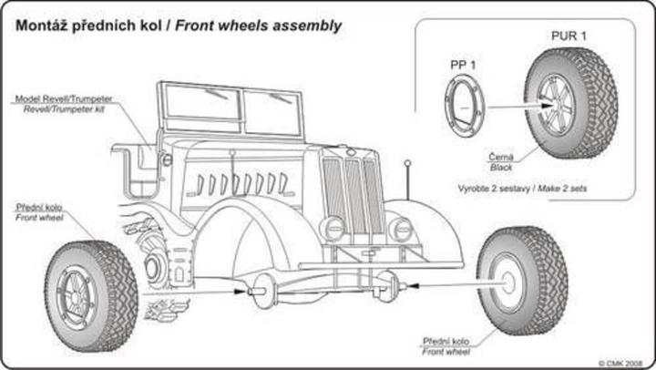 Productafbeelding CMK Sd.Kfz. 9 Famo wielen