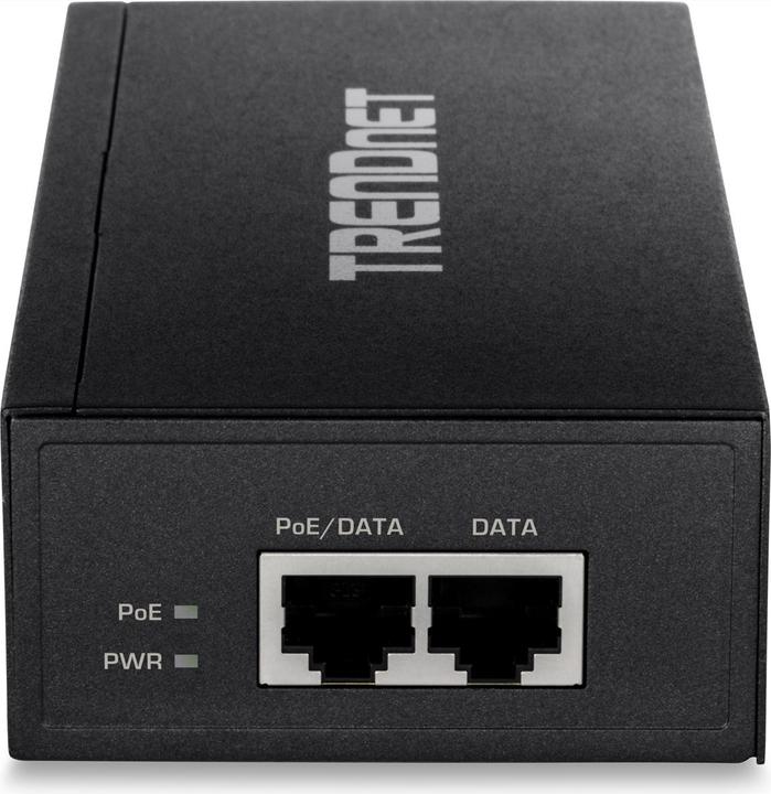 Actual product image Trendnet TPE-117GI Power Injector (Proprietary 48V, Passive 24V PoE-in, 802.3af (PoE), 802.3bt (PoE++), Proprietary 24V, UPOE, 60 W)