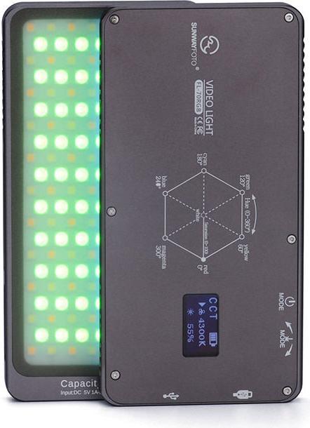 Produktbild Sunwayfoto AOKA FL-70RGB Video-Flächenleuchte Multicolor