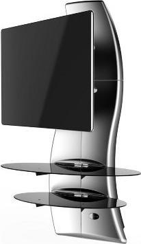 Produktbild Meliconi Ghost Design 2000 Rotation - TV-Wandhalterung - Silbermetallic (63", 30 kg)