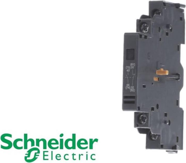 Actual product image Schneider Electric Auxiliary contact block 1 NO contact 1 NC contact
