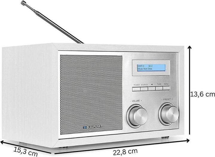 Produktbild Blaupunkt Rxd 180 Wn (PLL, FM, DAB+, UKW, Bluetooth)