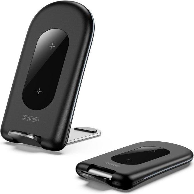 Actual product image Duzzona W2 Wireless Charger Stand - Black (15 W)