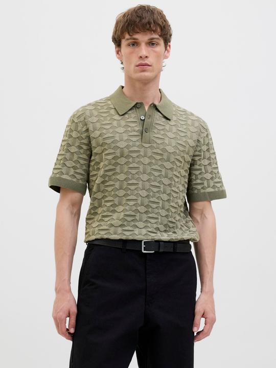 Produktbild Jack & Jones Jprkalvin Knit Polo Ss Styd Ss25 (L)