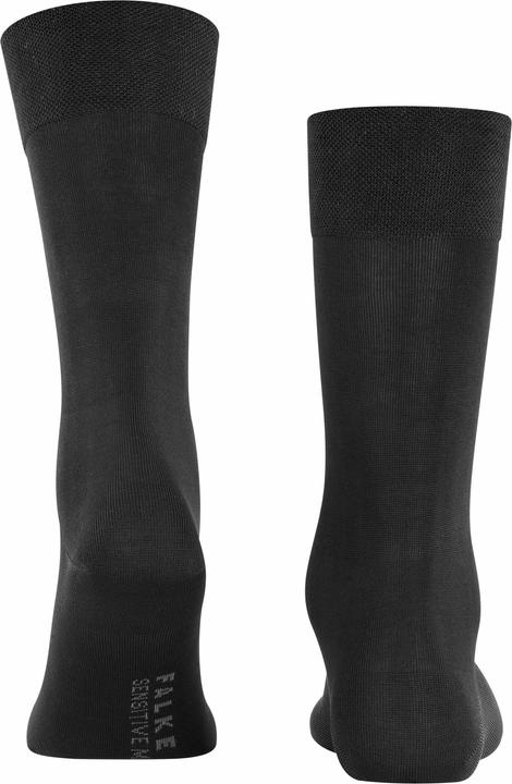 Image du produit Falke Malaga Sensitive (Lot de 3) Chaussettes hommes, couleur 3000 noir, taille 43-46 (Une unité par pack, 43 - 46)