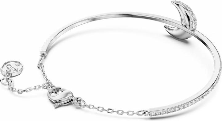 Produktbild Swarovski Luna Armreif Mond Weiss (17 cm, Swarovski Metall)