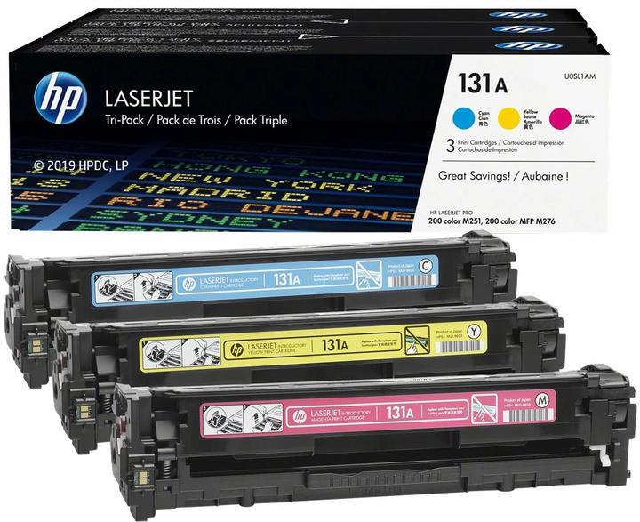 Actual product image HP 131a (M, C, Y)