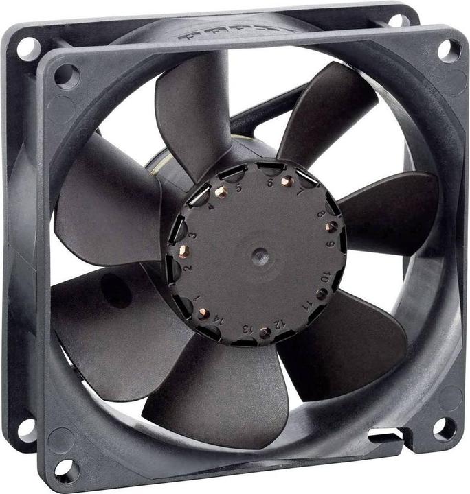 Papst EBM 8412NGH Ventilatore assiale 12 V/DC 78 m³/h (L x L x A) 80 x 80 x 25,4 mm (80 mm, 1 x)