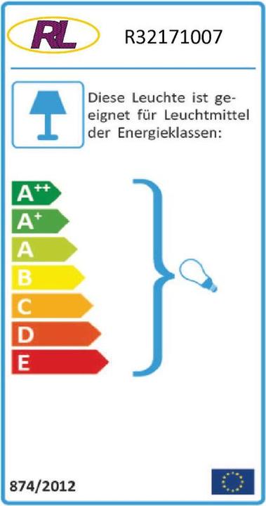 Energie-Label Trio Dallas (E27)