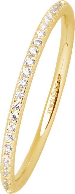 Produktbild Xenox Krappe Gold Ring (56, 925 Silber)