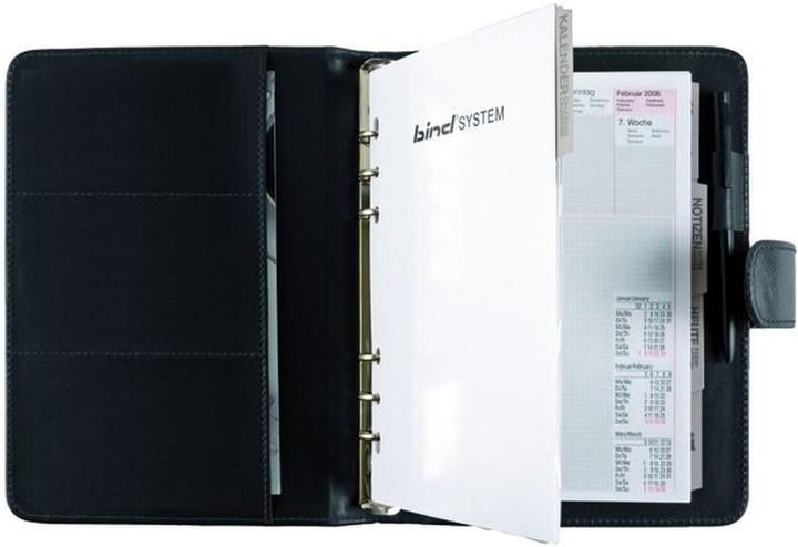 Produktbild Bind Systemplaner DIN A5, Lederimitat, Druckknopf, 15501 (A5, Harter Einband)