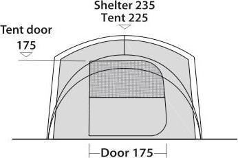 Actual product image Easy Camp Dome tent Camp Shelter, 6 persons (Dome tent, 12 kg, 6 persons)