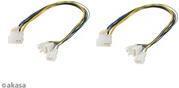 Actual product image Akasa PWM splitter cable (3 Fan)