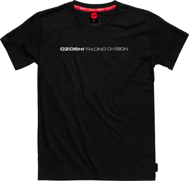 Ozoshi Puro schwarzes Herren-T-Shirt OZ93340 (L) (L)