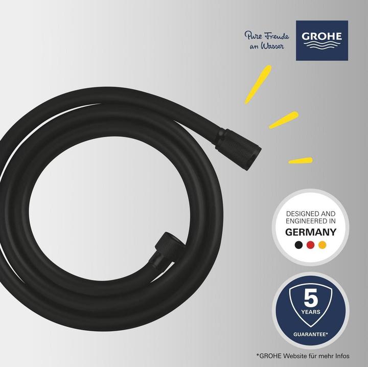Produktbild Grohe Vitalio Flex QuickFix Brauseschlauch, 1500mm, universal, mattschwarz (150 cm)