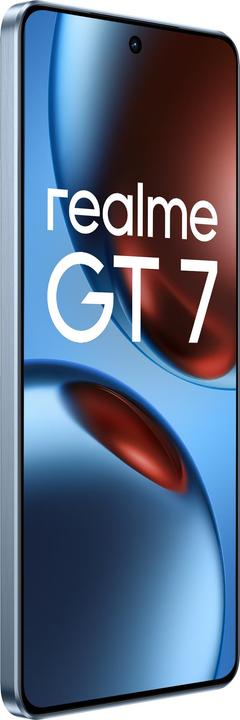 Actual product image realme GT 7 5G Dual Sim 12GB RAM 512GB - Blue (512 GB, IceSense Blue, 6.77", Dual SIM, 50 Mpx, 5G)