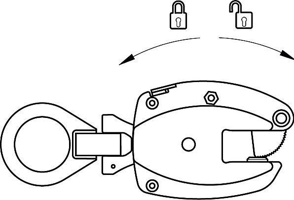 Immagine prodotto Pfeifer Morsetto di supporto modello KL, inserto verticale