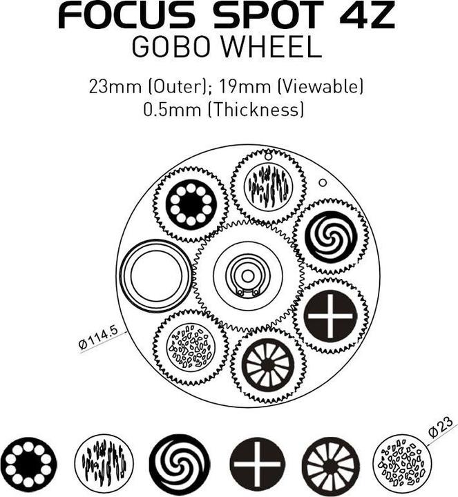 Produktbild ADJ Focus Spot 4Z Pearl