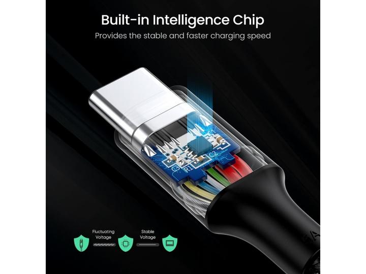 Actual product image Ugreen USB-C 2.0 to USB-C 2.0 5A Data Cable (2 m, USB 2.0)
