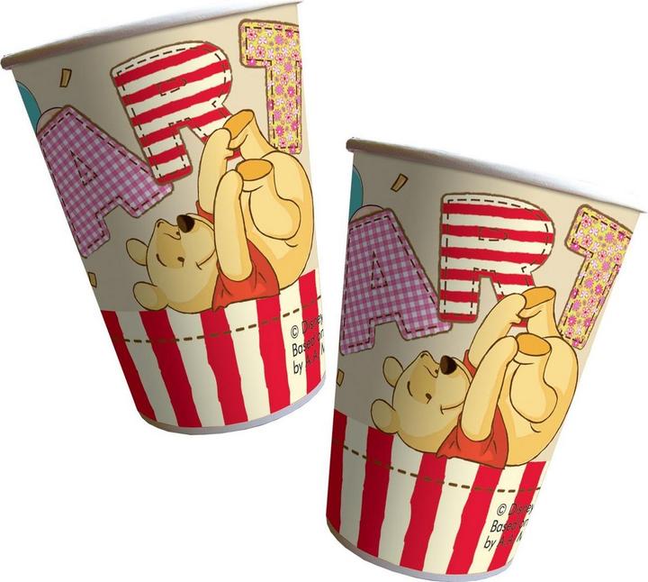 Produktbild Winnie the Pooh Alphabet PartyBecher 8erPack Kunststoff (8 x)