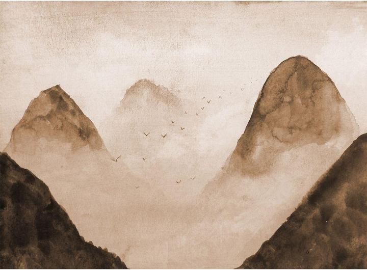 Immagine prodotto Livingwalls Designwalls Misty Rocks Mountains (350 x 255 cm)